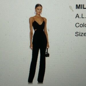 A.L.C Black Jumper with Side Cut-Outs